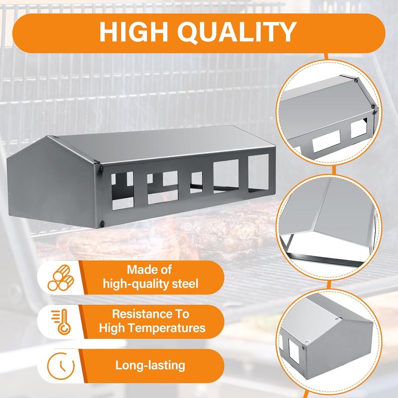 COMVIEE Heat Manifold Replacement (Base Not Included) for Masterbuilt Gravity Series 800 Digital Charcoal Grill and Smokers MB20040122 MB20040221, Replacement Parts: 9904200046 - Image 4
